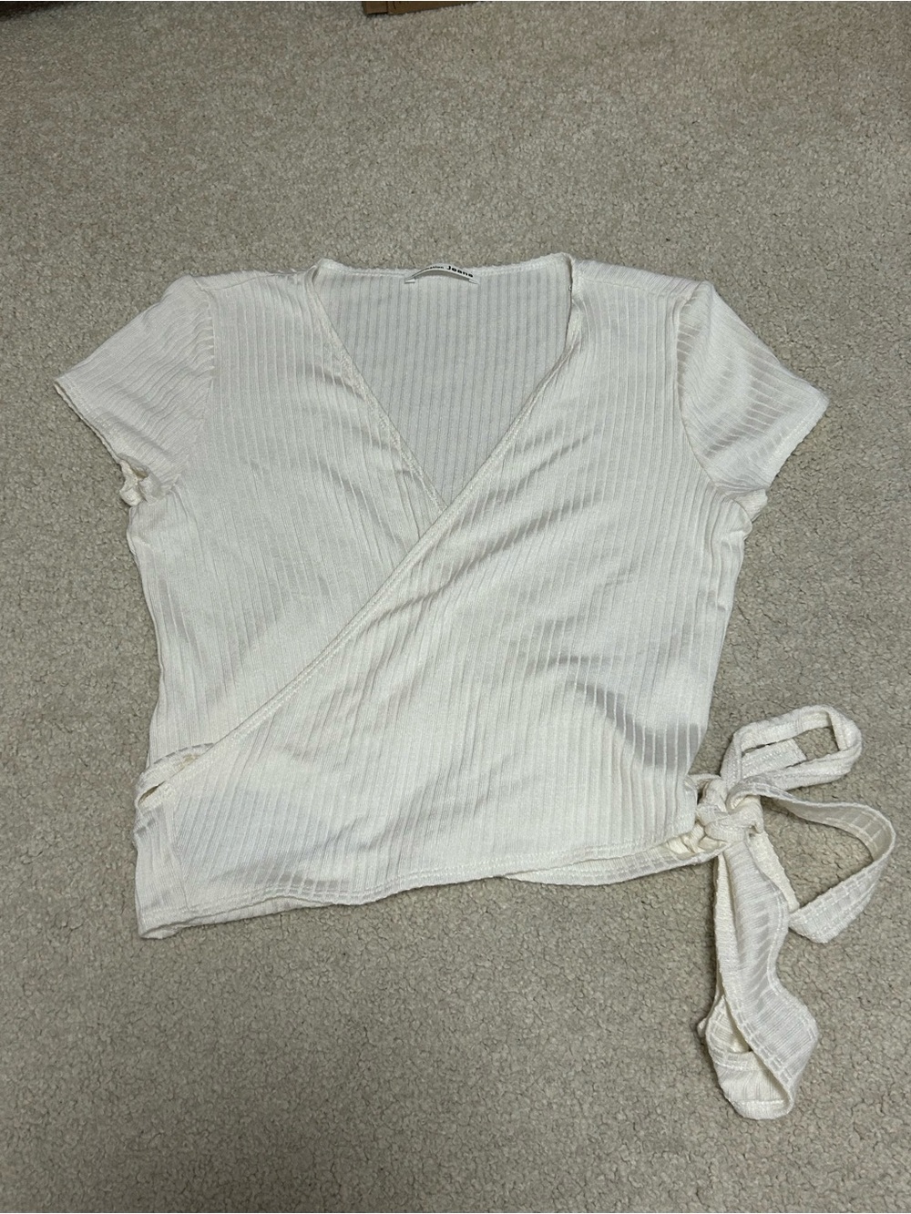 Reformation wrap top